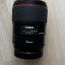 Canon EF 35mm f/1.4L Lens
