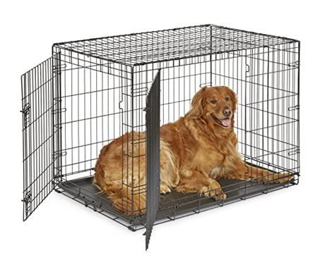 Pet  Crate 42” Double Door With Tray 