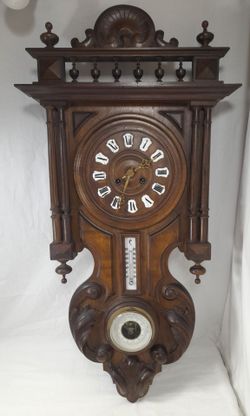 Vintage Black Forest Clock Weather Station