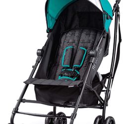 Summer Infant 3Dlite Convenience Stroller, Teal - Lightweight Stroller with Aluminum Frame, Large Seat Area, 4 Position Recline, Extra Large Storage B