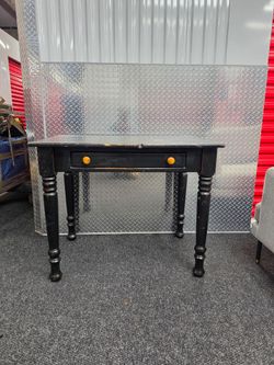 Black Vintage Writing Desk