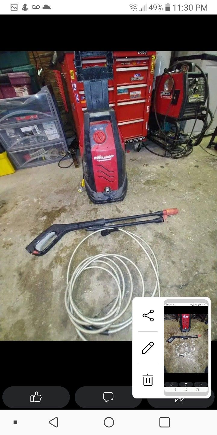 The Weekender Pressure Washer