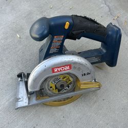 Ryobi 18V Circular Saw.