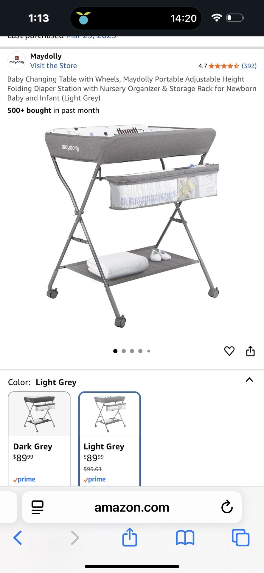 Changing Table 