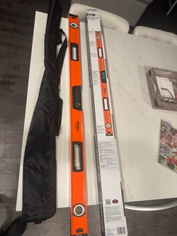 Johnson Digital Level Aluminum 48-in 2 Vial Box beam level BRAND NEW