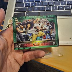 Carlos Hyde Football Card 