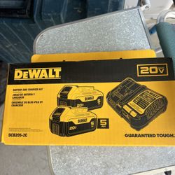 Brand New DEWALT BATTERY AND CHARGER PACK