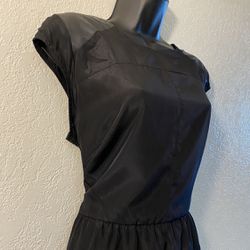 MOSSIMO, Black Cap Sleeve Dress, Size XL