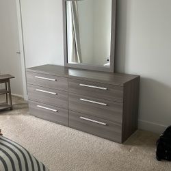 Bedroom Chest Of Drawers + Mirror