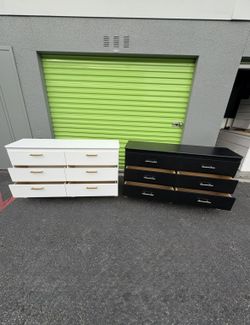 Nueva Cajonera De 6 Cajones En Color Negro Y Blanco🌟