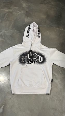 Hoodrich White Graphic Pullover Hoodie