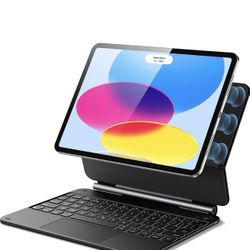 ESR iPad 11th(A16, 2025)/10th Gen Case with Keyboard, Magic Keyboard for iPad 10.9", Case with Floating Cantilever Stand, Springy Backlit Keys, Multi-