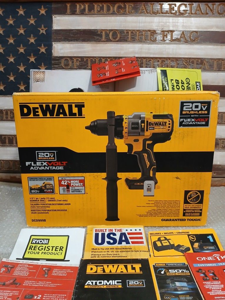 NEW DEWALT 20V BRUSHLESS 1/2 HAMMER DRILL DRIVER TOOL
