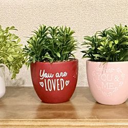 Decorative Artificial Plant Set Of 4