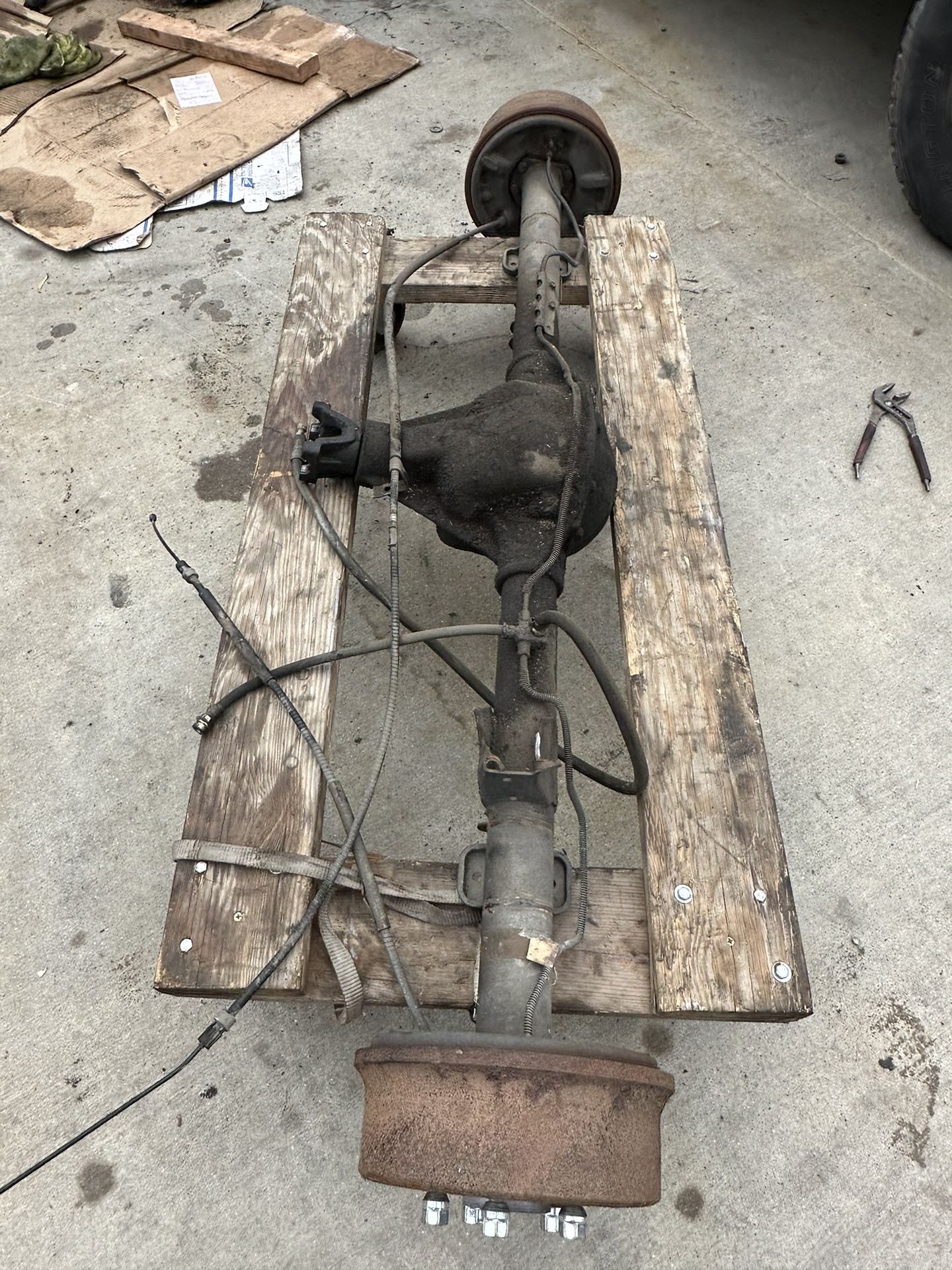 Jeep Wrangler Yj Rear Axle Dana 35 3.07 Gear Oem 87-95