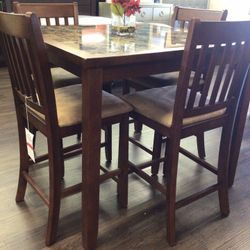 Brand New Counter Height 5pc Dining Set