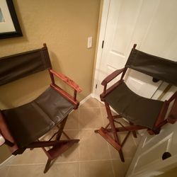 Pair Of Directors Folding Chairs