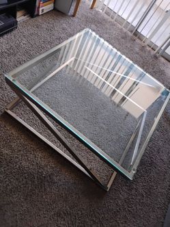 Glass Coffee and End Table