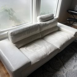 Leather couch 