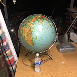Vintage classroom globe AJ Nystrom