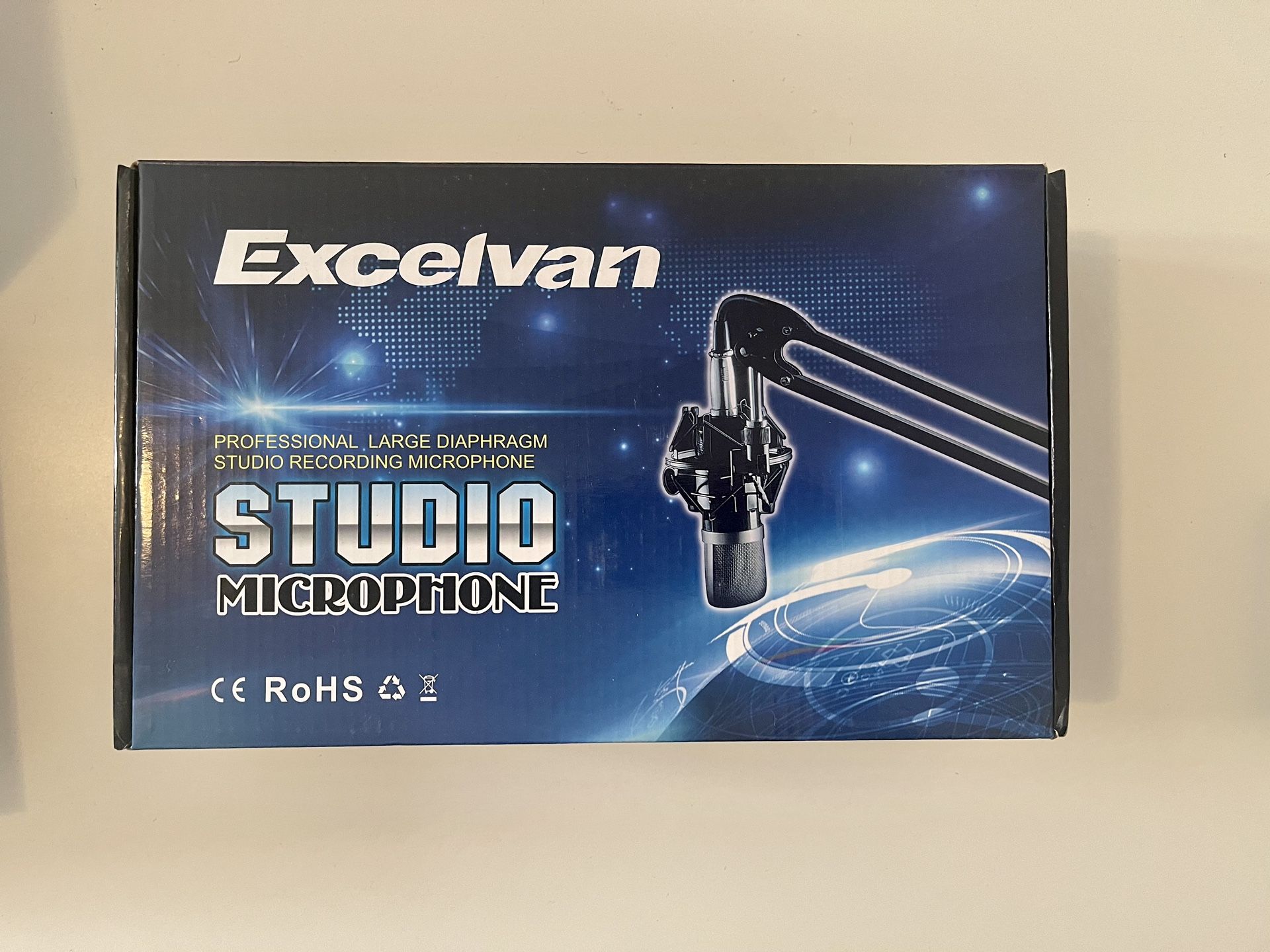 Excelvan Recording /Broadcasting Professional Condenser Studio Microphone