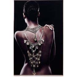 Large Art Gallery Picture With Crystal Stones