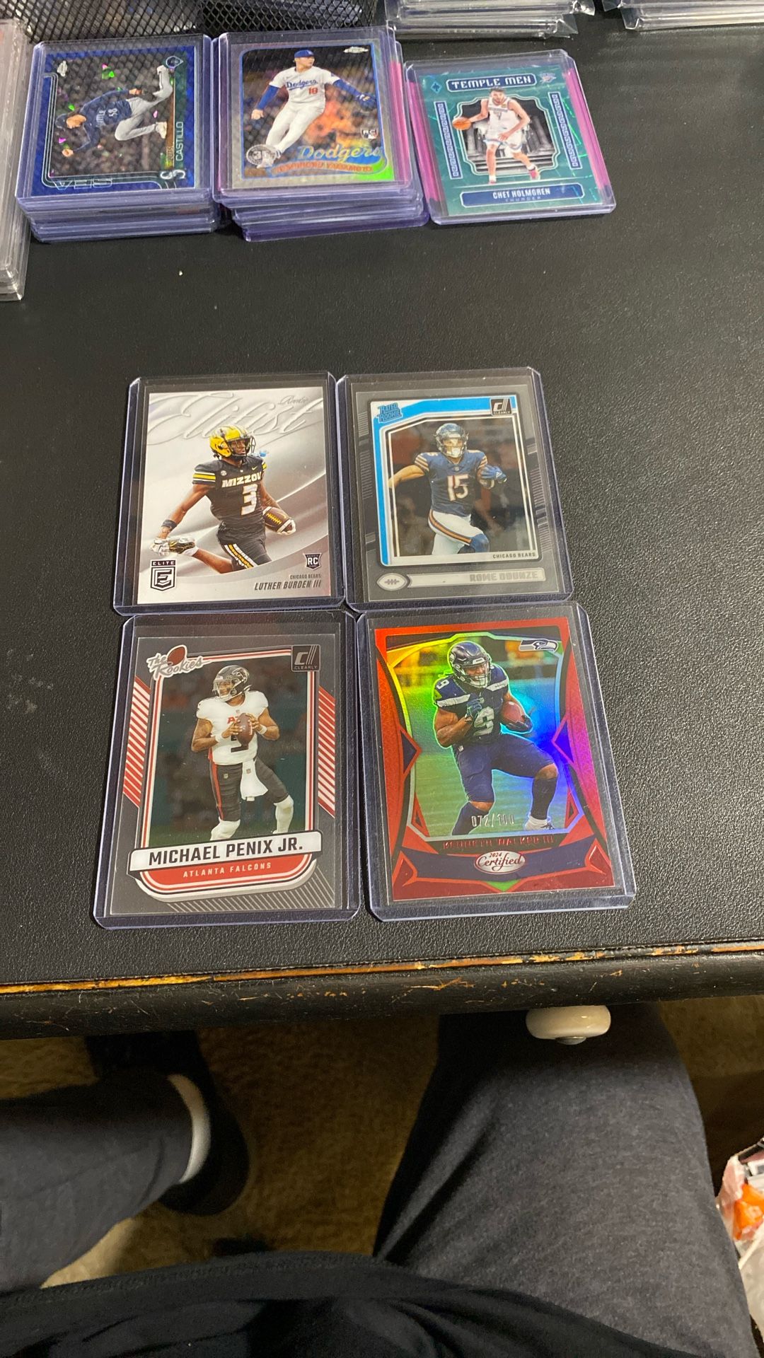 Nice Nfl Football Lot (4) Cards