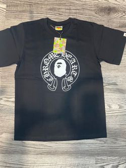 Black chrome x bape shirt