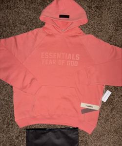 Coral Essentials Hoodie Size Medium 