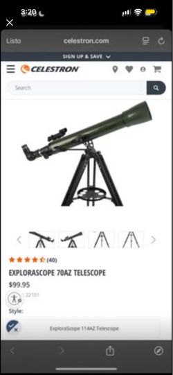 Celestron ExploraScope 70AZ Telescope