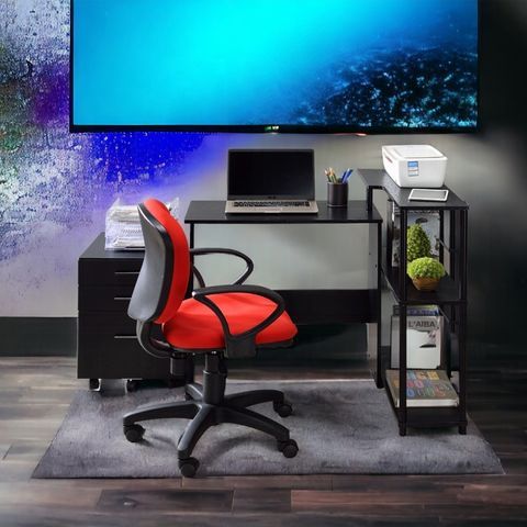 💎HOME OFFICE STUDENT CORNER DESK BLACK FINISH💎