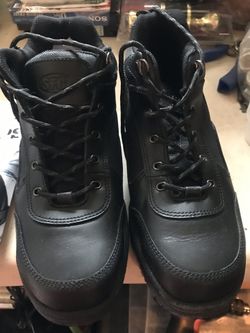 Look at these Work boots brand new steel toed