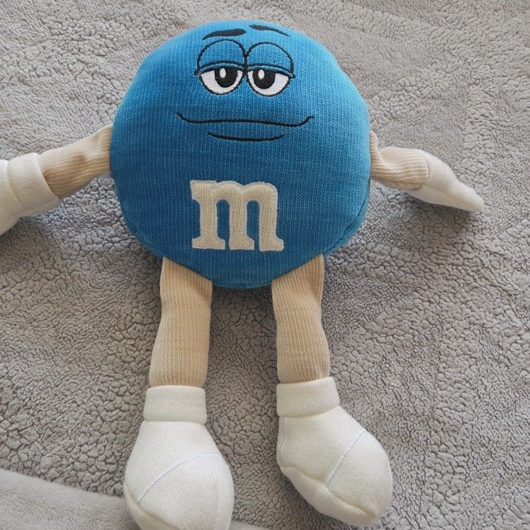 M&M BLUE PLUSHIE