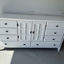 Solid Wood Dresser And Nightstand