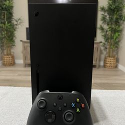 Microsoft Xbox Series X Black Console with Original Black Controller and Box