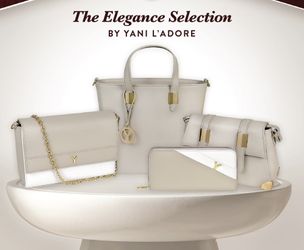 New! 4 Beige/White hand Bags 