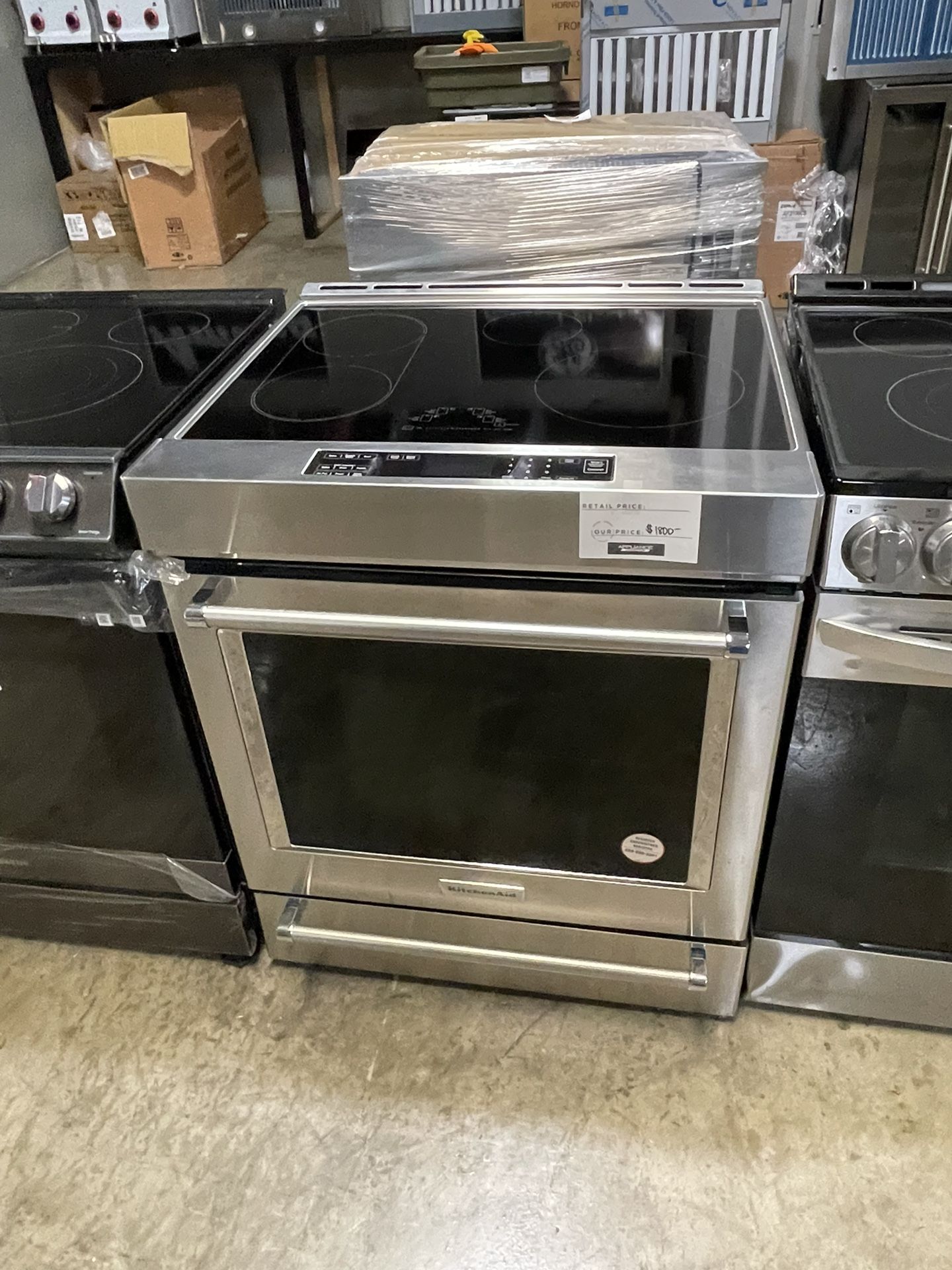 KITCHEN AID INDUCTION RANGE