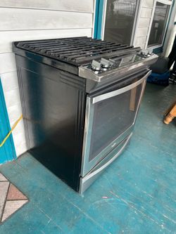 Whirlpool Gas Range Stove – Stainless Steel – Works Great 🔥