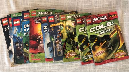 LEGO Ninjago Books Lot of 9