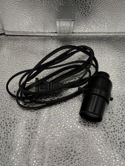 Instant Lamp Kit - Push Thru On/Off Medium Base Lamp Socket is Pre-Wired with 6 Foot Lamp Cord