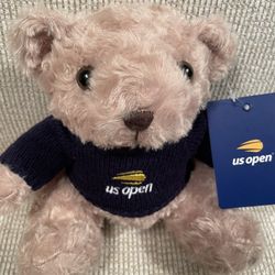 US Open Tennis 6.5" Teddy Bear Plush- Brand New With Tags! This very neat US Open Tennis 6.5" Teddy Bear Plush would be a fantastic addition for any f