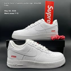 Nike Air Force 1 x Supreme Low Box Logo