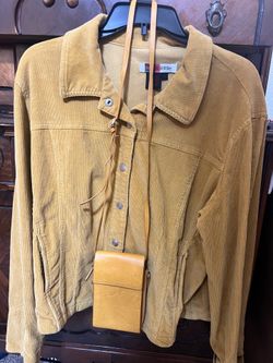 Vintage Corduroy Jacket XL and bag