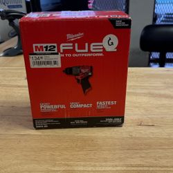 Milwaukee M12 FUEL 12V Lithium-Ion Brushless Cordless 1/2 in. Hammer Drill (Tool-Only)