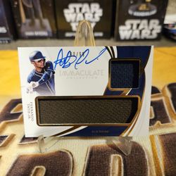 2019 Immaculate Fernando Tatis Jr. Rookie Autograph Dual Patch Auto /99 D-FT