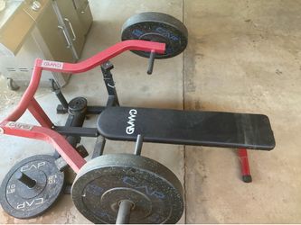 Bench chest press machine