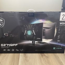 MSI G274QF Gaming Monitor BRAND NEW