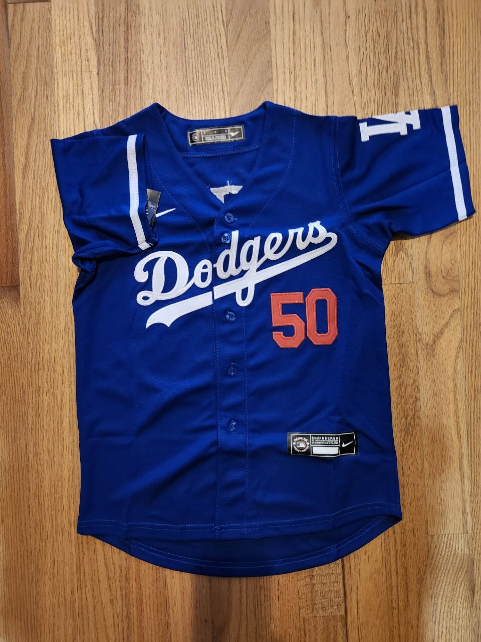 MLB Dodgers betts baseball uniformj No.50