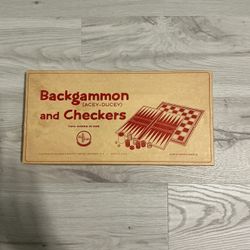 Backgammon And Checkers Games