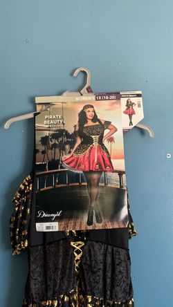 HALLOWEEN PIRATE ADULT SIZE 1X 18-20 COSTUME